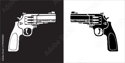 IIlustration Vector graphics of Pistol icon