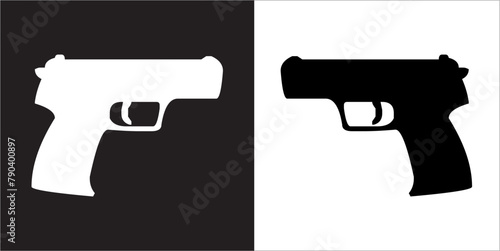 IIlustration Vector graphics of Pistol icon
