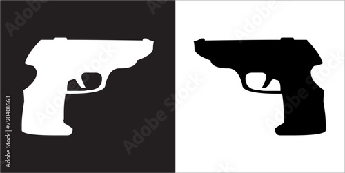 IIlustration Vector graphics of Pistol icon