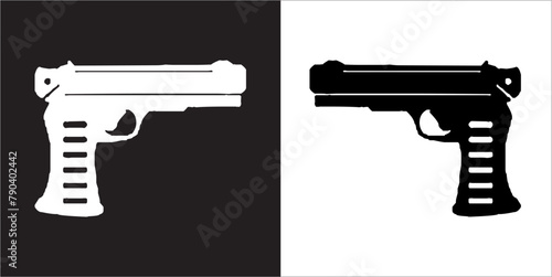 IIlustration Vector graphics of Pistol icon