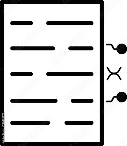 compiling data and digital data icon