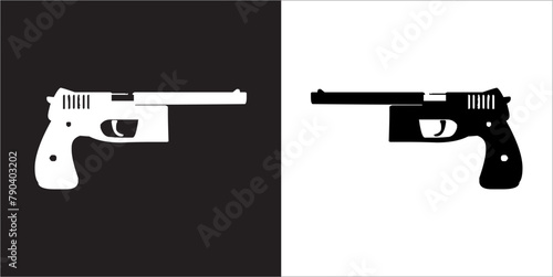 IIlustration Vector graphics of Pistol icon