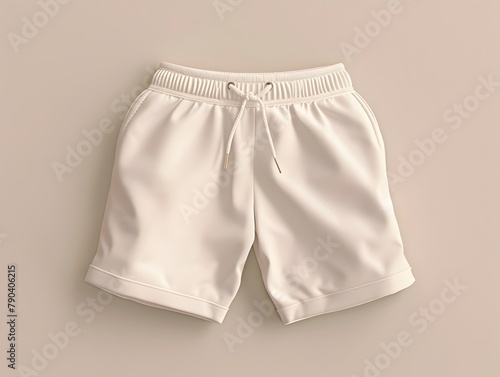 Shorts mockup on neutral background © Valentin
