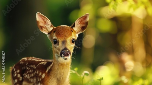 A baby deer discovering the world © 2rogan