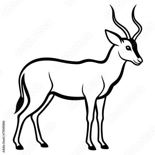 antelope-silhouette 1 .svg