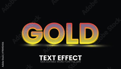 TEXT EFFECT GOLD