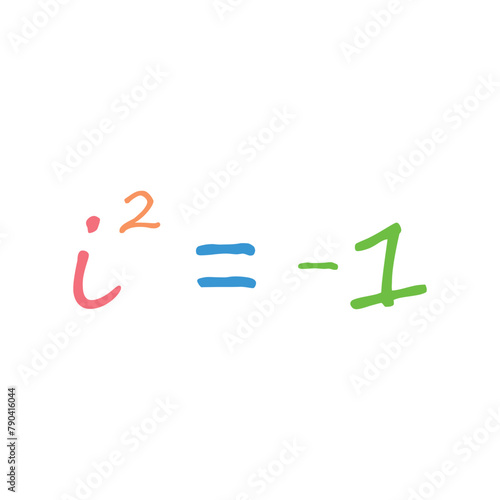 Square imaginary number equal minus one in mathematics.