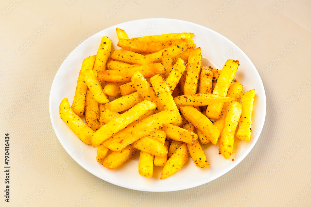 French fries Snack food crispy potato . Fast food or snacks concept. Patates cips. French fries Snack food crispy potato . Fast food or snacks concept. Patates cips.