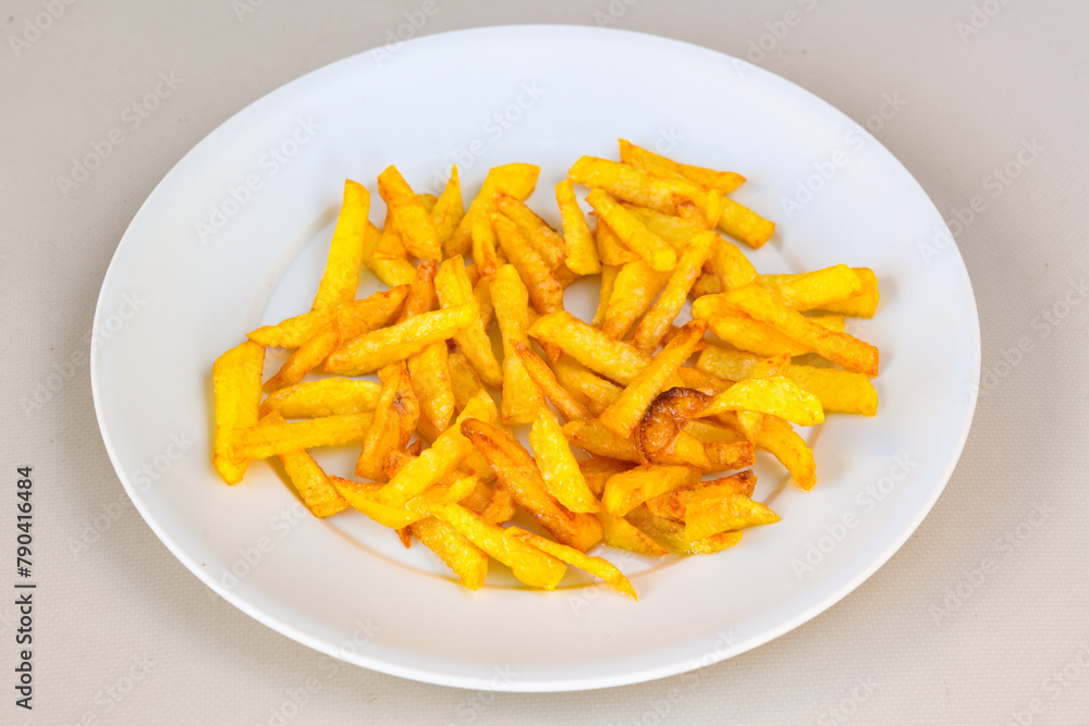 French fries Snack food crispy potato . Fast food or snacks concept. Patates cips. French fries Snack food crispy potato . Fast food or snacks concept. Patates cips.