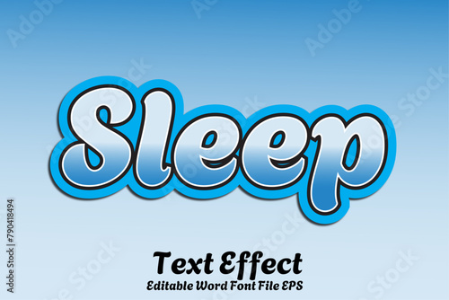 TEXT  EFFECT  SLEEP THEME 