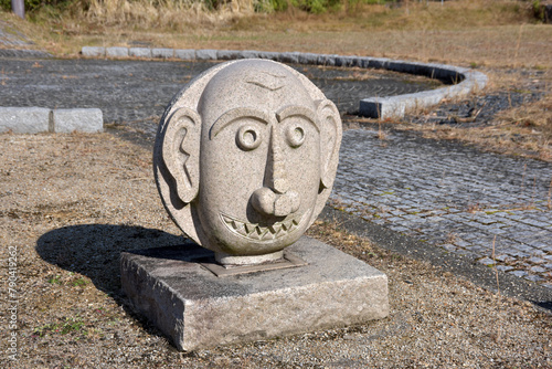 石塔寺　境内の石像　滋賀県東近江市 photo