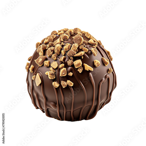 Tasty and Yummy Ferrero Rocher Grand Chocolate Boll Isolated On White Background  photo