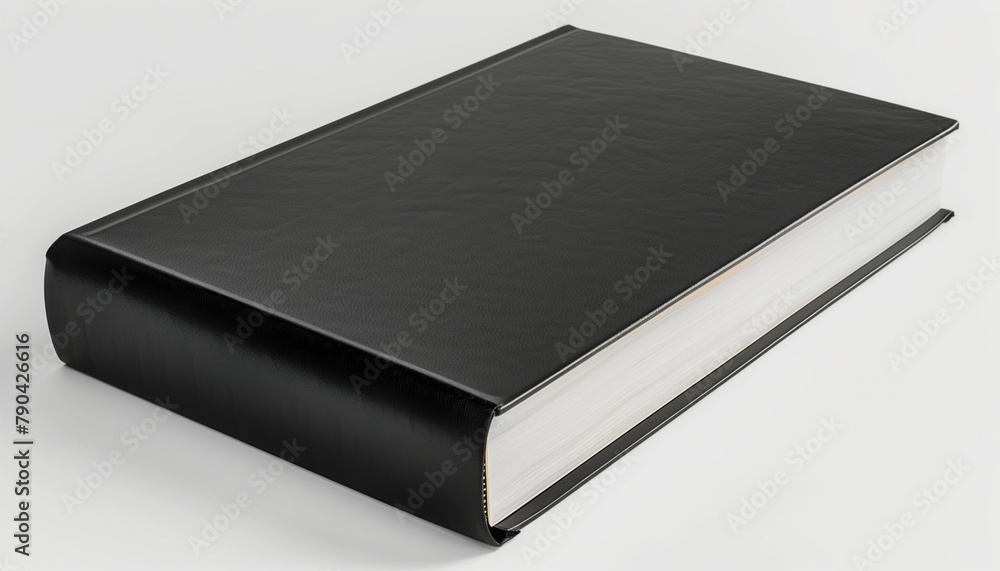 Professional Black Book Cover and Backside Mockup Professional Black Book Cover and Backside Mockup