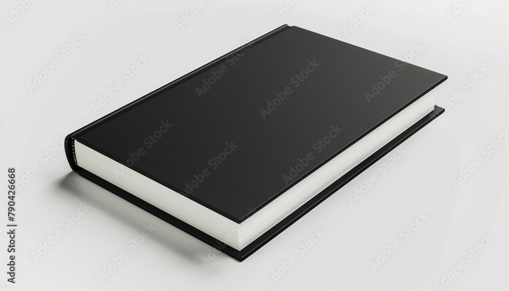 Professional Black Book Cover and Backside Mockup Professional Black Book Cover and Backside Mockup