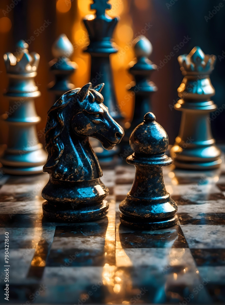 Fototapeta premium Chess Pieces