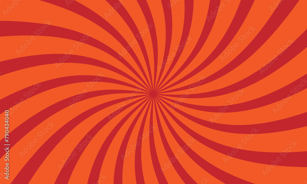 Red sunburst twist background. Vector Illustration Red sunburst twist background. Vector Illustration