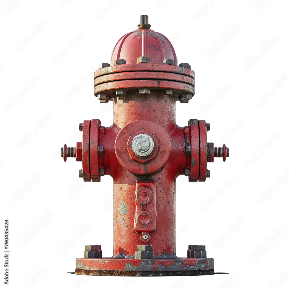 Fire Safety 101 in Fire Hydrant Isolated On White Background Fire Safety 101 in Fire Hydrant Isolated On White Background