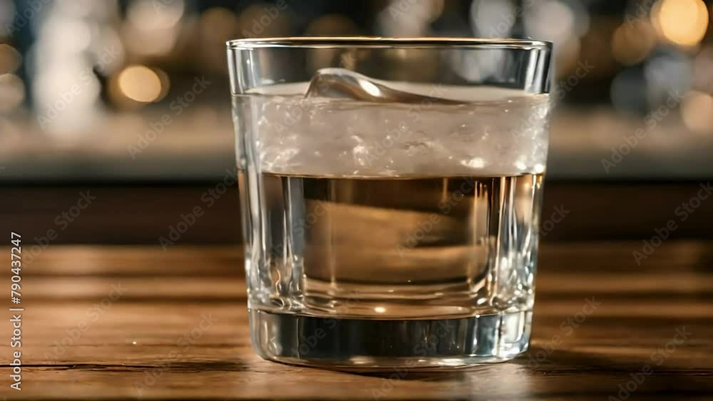 ice cooling water, ice cool water, water on wooden table, stock video, life stock, seamless looping, 4k video ice cooling water, ice cool water, water on wooden table, stock video, life stock, seamless looping, 4k video