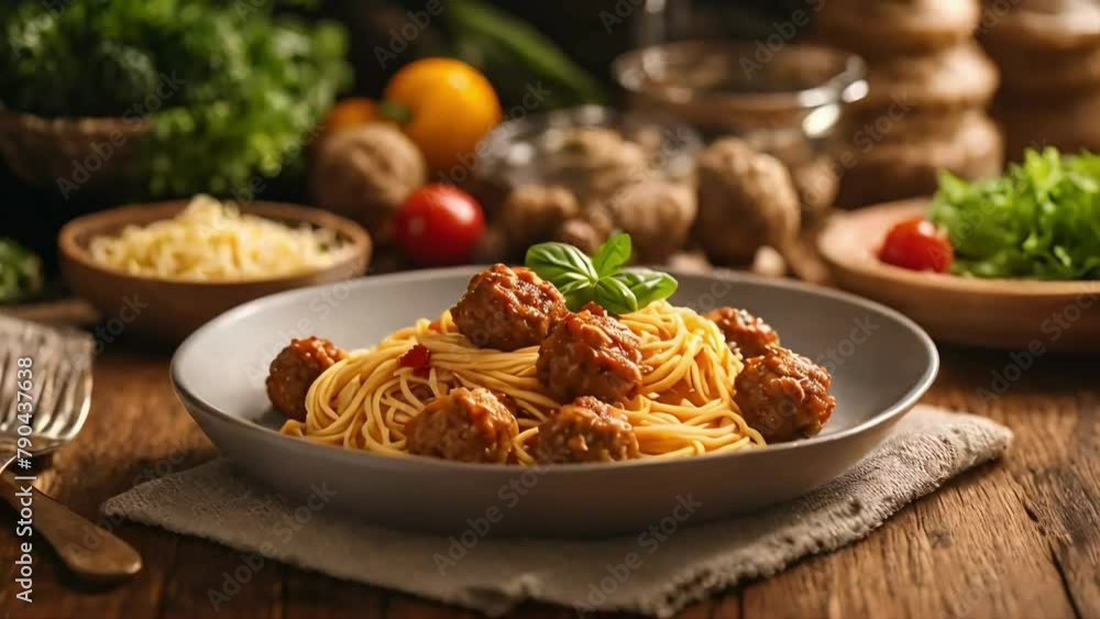 pasta with meat balls, pasta video, food video, pasta video, festival food, seamless looping, 4k video looping, dinner stock videos, food recipes, youtube videos, stock ai, youtube recipes videos pasta with meat balls, pasta video, food video, pasta video, festival food, seamless looping, 4k video looping, dinner stock videos, food recipes, youtube videos, stock ai, youtube recipes videos