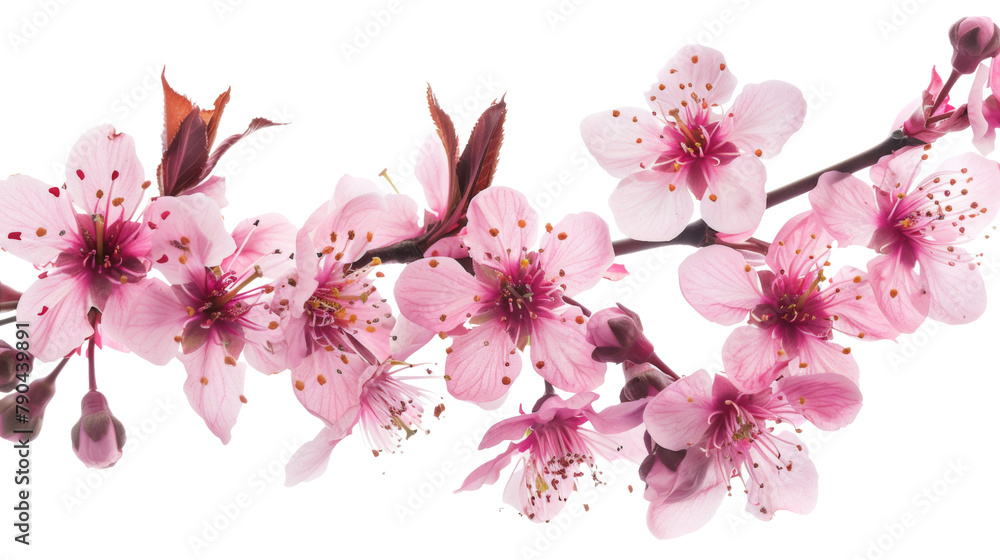 Naklejka premium Pink blossom of a tree