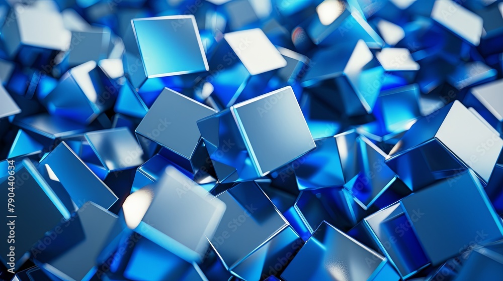 Abstract futuristic background in concept of cobalt Abstract futuristic background in concept of cobalt