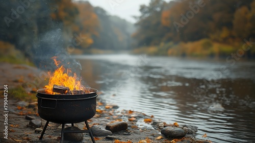 fire near river