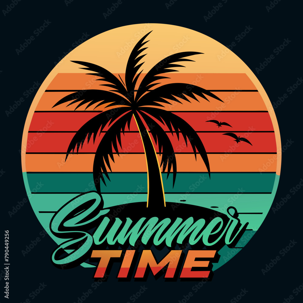 summer time Vector Illustration,summer time T Shirt,summer Home Decor Hand Drawn Phrase,summer time Typography T Shirt Quotes Vector Bundle,Cut File Cricut,Silhouette,calligraphy,png