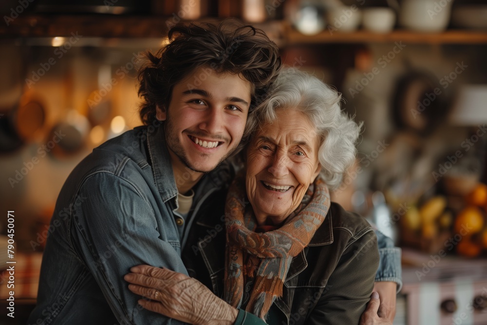 Warm Embrace Between Generations Warm Embrace Between Generations