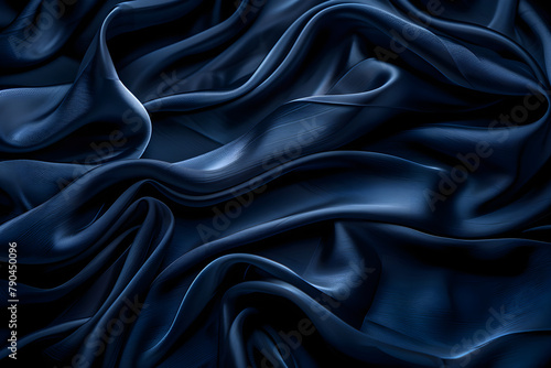 Wave blue cloth-like graphic texture