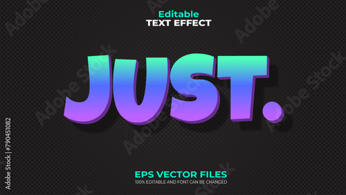 Text Effect Editable Vector EPS