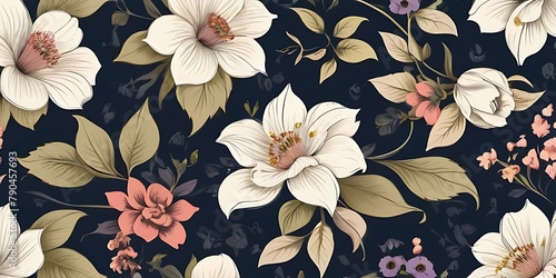 beauty of this floral pattern illustration