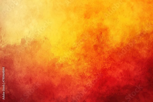 Dynamic Energy and High Spirit: Red Yellow Gradient Background with Noise Effect - generative ai © Nia™
