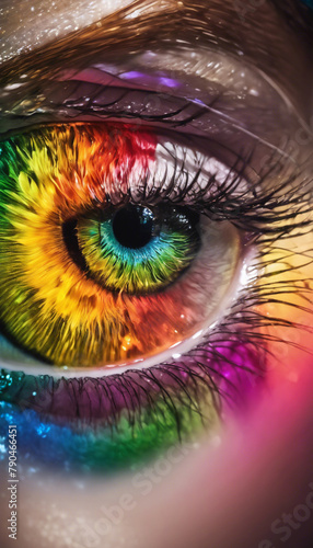 Captivating Kaleidoscope The Mesmerizing Charm of Rainbow Eyes