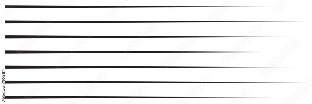 Random straight parallel lines, stripes geometric abstract vector element with on white background. Vector illustration. EPS 10