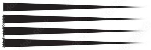 Random straight parallel lines, stripes geometric abstract vector element with on white background. Vector illustration. EPS 10