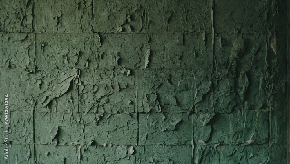 Obraz premium old wallsage green texture