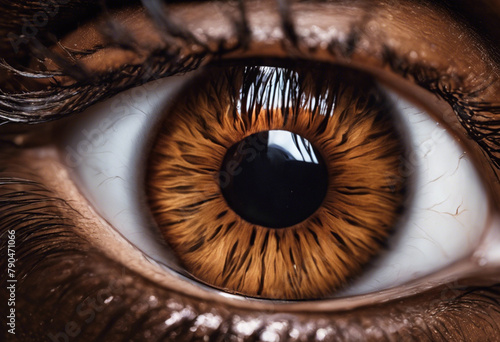 Enigmatic Depths Exploring the Warmth of Mahogany Eyes