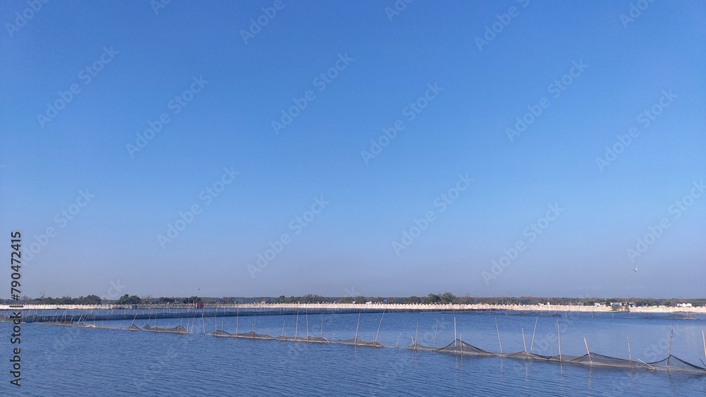Malabon dike on a hot April summer morning Malabon dike on a hot April summer morning