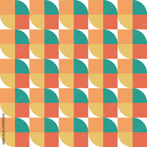 Colorful seamless pattern.Leaves repeat pattern.Abstract background vector wallpaper.