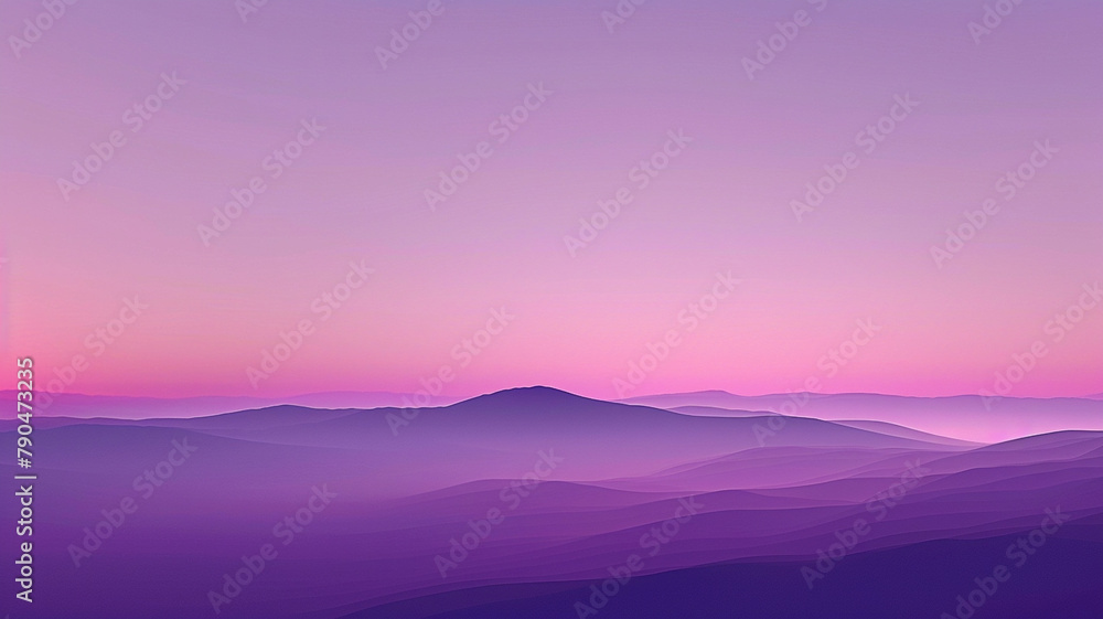 A serene composition of translucent twilight purple and muted magenta, crafting a minimalist abstract background that captures the mystery and allure of the evening sky