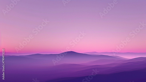A serene composition of translucent twilight purple and muted magenta, crafting a minimalist abstract background that captures the mystery and allure of the evening sky © Aleza