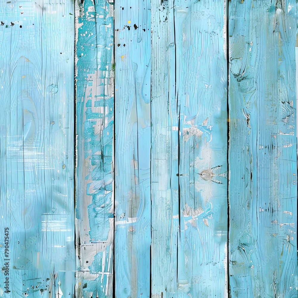 Blue Rustic Painted Wooden Texture Blue Rustic Painted Wooden Texture