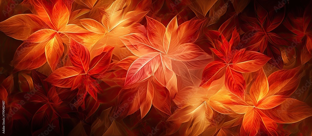 Vibrant abstract of autumn leaves captures nature's palette đâš Infuses spaces with seasonal warmth and artistic energy #AutumnVibes Vibrant abstract of autumn leaves captures nature's palette đâš Infuses spaces with seasonal warmth and artistic energy #AutumnVibes
