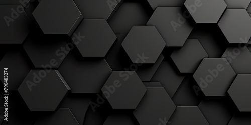 Hexagonal black block design illuminated by lights, exuding modern elegance and boldness 🖤✨ #ContemporaryStyle