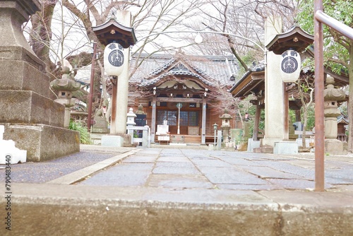 Bunkyo-ku, Tokyo, Japan, March 24, 2024.Jigenin Takuzous Inari