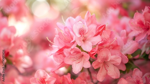 Pink flower blooms in garden