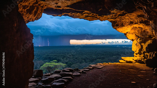 view of the cave