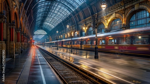 Journey Through Time: Captivating Photos of Trains and Stations photo