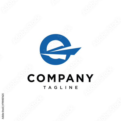 Letter O Ship Logo icon vector templae eps photo