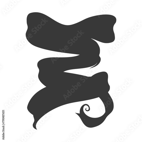 black ribbon a symbol of remembrance or mourning